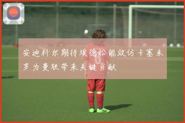 安迪科尔期待埃德松能效仿卡塞米罗为曼联带来关键贡献